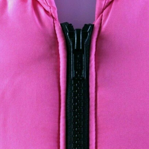 Girls Amy Byer Sleevless Zip Up Vest Pink Size M - Picture 5 of 8